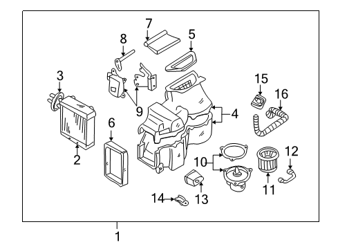 Duct ASPIRATOR Diagram for 27727-7B021