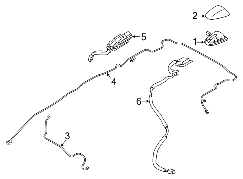 2020 Nissan Armada Antenna & Radio Diagram