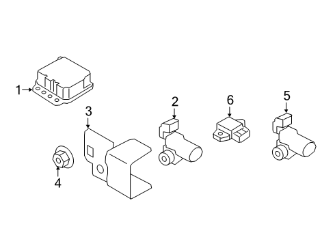 2021 Nissan Kicks Air Bag Components Diagram 2