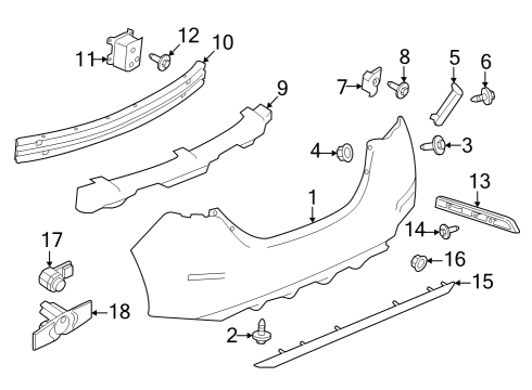 2022 Nissan Leaf Parking Aid Diagram 3