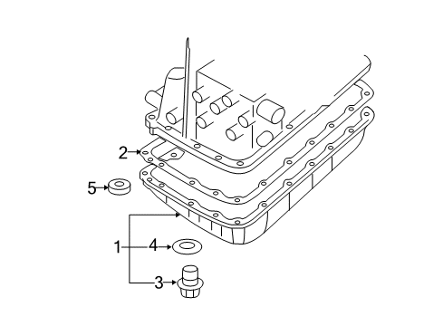 2021 Nissan NV Automatic Transmission Diagram