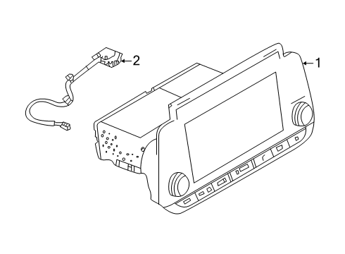 2022 Nissan Altima Navigation System Diagram