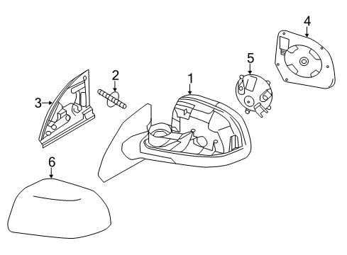 2022 Nissan Leaf Mirrors Diagram 2