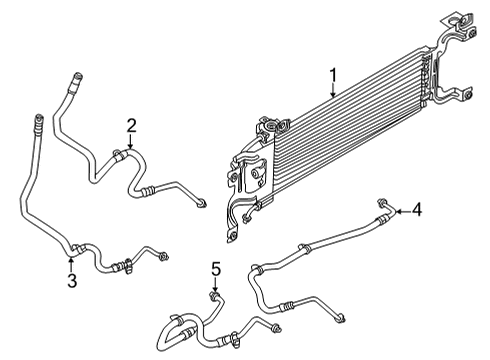 2023 Nissan Pathfinder Trans Oil Cooler Diagram