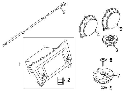 2021 Nissan Rogue Sport Sound System Diagram