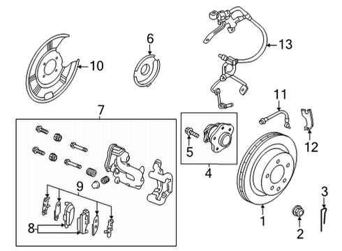 2021 Nissan Rogue Anti-Lock Brakes Diagram 3