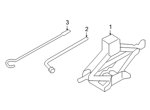 2021 Nissan Sentra Jack & Components Diagram