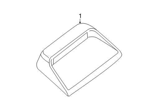 2021 Nissan Maxima High Mount Lamps Diagram 2