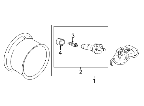 2020 Nissan Rogue Sport Tire Pressure Monitoring Diagram