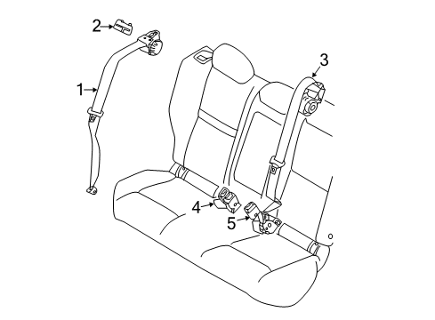 2022 Nissan Rogue Sport Seat Belt Diagram 2