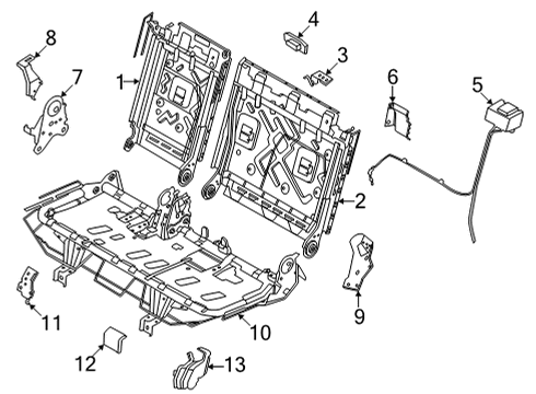 2022 Nissan Pathfinder Third Row Seats Diagram 2