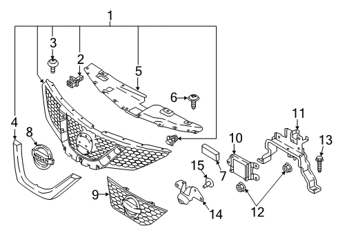 Camera Assy-Back View Diagram for 28442-4EA1A