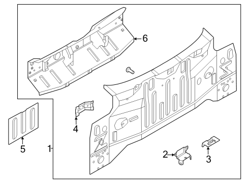 2024 Nissan Z Rear Body Diagram