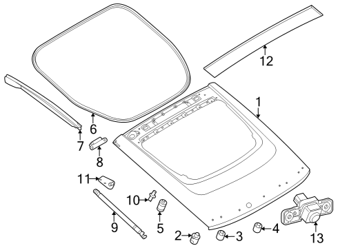 2023 Nissan Z Sensor Unit-Distance Diagram for 28438-5AA7A