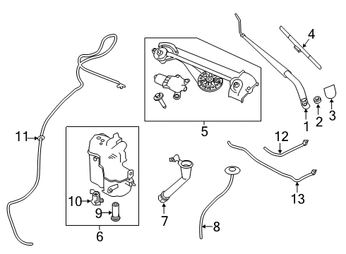 2022 Nissan Altima Wipers Diagram