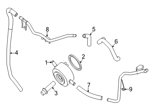 2020 Nissan NV Oil Cooler Diagram