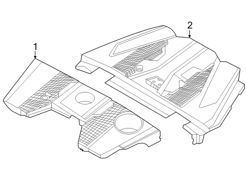 2023 Nissan Z Engine Appearance Cover Diagram