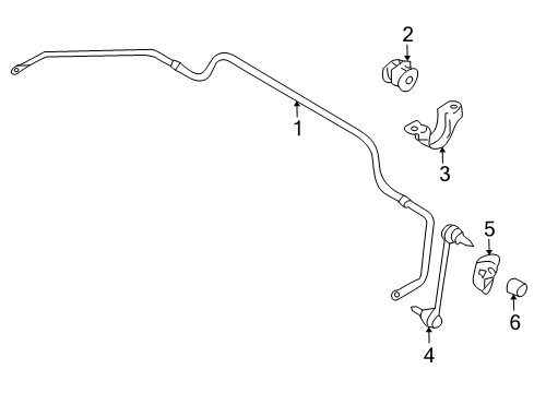 2020 Nissan GT-R Rear Suspension Components, Lower Control Arm, Upper Control Arm, Stabilizer Bar Diagram 3