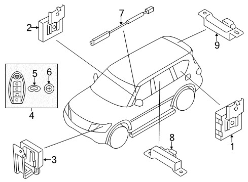 BUZZER ASSY Diagram for 25640-5BC0B