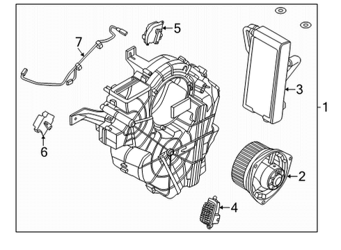 2024 Nissan Pathfinder Rear Heater Diagram