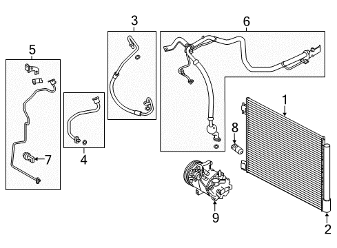 2020 Nissan Rogue Sport Switches & Sensors Diagram