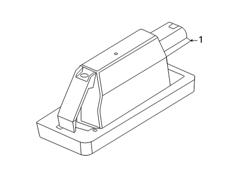 2021 Nissan Rogue License Lamps Diagram