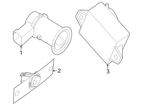 2022 Nissan Frontier Parking Aid Diagram 3