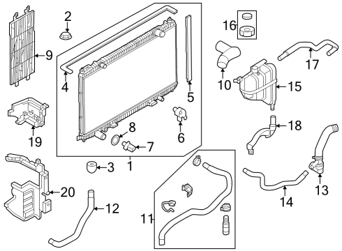 2024 Nissan Z HOSE-RESERVER TANK Diagram for 21741-5CF0A