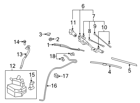 2020 Nissan GT-R Wipers Diagram