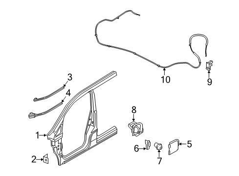 2021 Nissan NV Aperture Panel Diagram