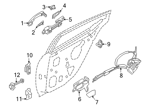 2022 Nissan Altima Front Door Diagram 2