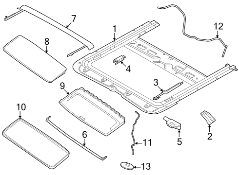 2022 Nissan Frontier Sunroof Diagram