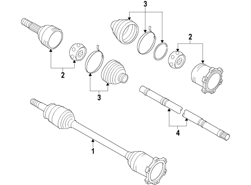 2020 Nissan GT-R Rear Axle, Axle Shafts & Joints, Differential, Drive Axles, Propeller Shaft Diagram