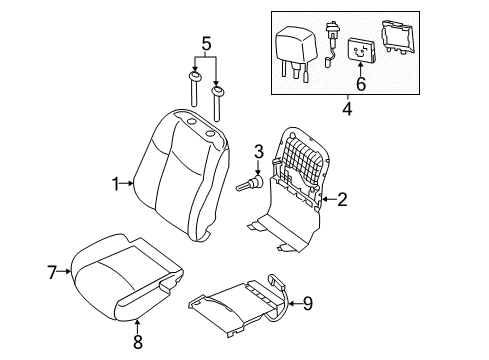 2020 Nissan Pathfinder Heated Seats Diagram 3