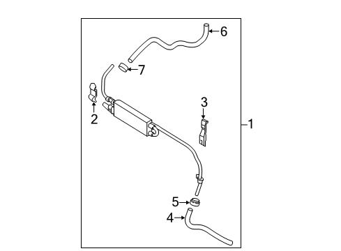 2021 Nissan Titan Power Steering Oil Cooler Diagram