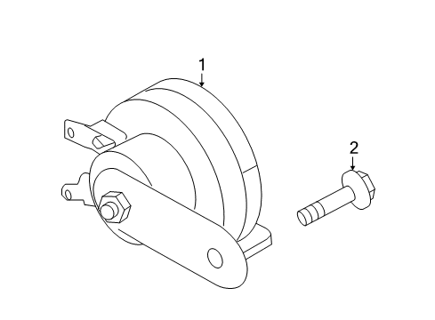 2020 Nissan Frontier Horn Diagram