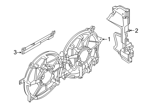 2022 Nissan Altima Cooling System, Radiator, Water Pump, Cooling Fan Diagram 2