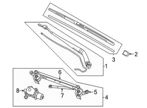 2021 Nissan Rogue Wipers Diagram 4