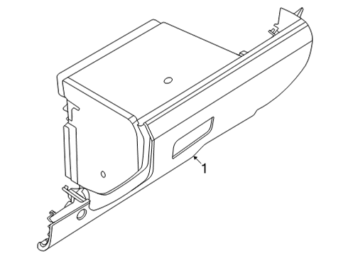 2024 Nissan Frontier PANEL-INSTRUMENT,LOWER Diagram for 68102-9BU3A