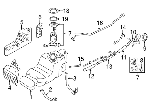 2020 Nissan Armada Senders Diagram