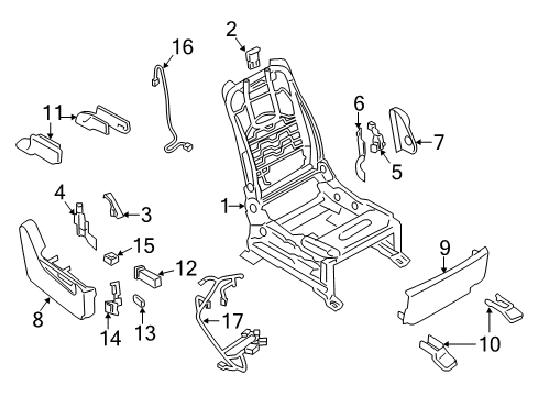 2020 Nissan Armada Lumbar Control Seats Diagram 2