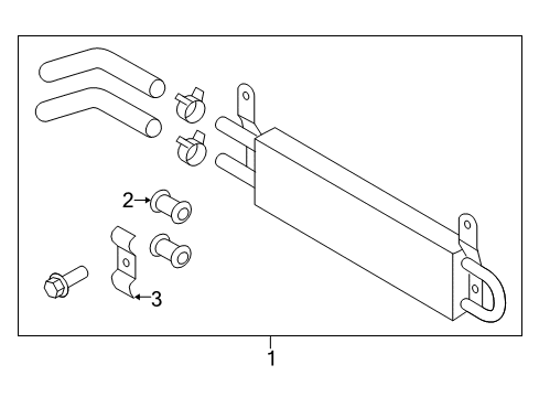 2021 Nissan GT-R Power Steering Oil Cooler Diagram