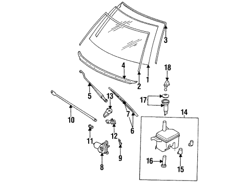 Rubber DUM Seal Diagram for G2G16-89900