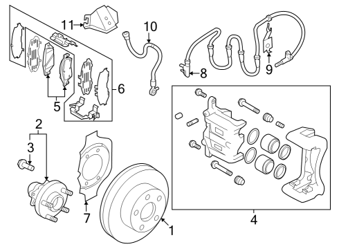 2023 Nissan Z Brake Components Diagram 2