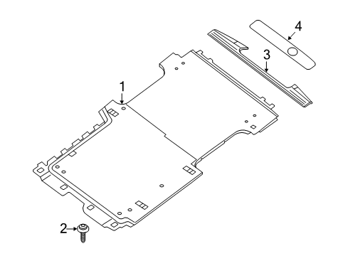 2020 Nissan NV Interior Trim - Rear Body Diagram