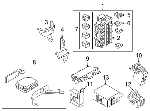 2020 Nissan Armada Fuse & Relay Diagram 2