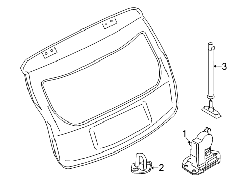 2021 Nissan Murano Lift Gate Diagram 3