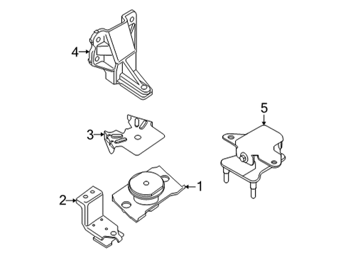 2024 Nissan Frontier Engine Mounting Diagram 2