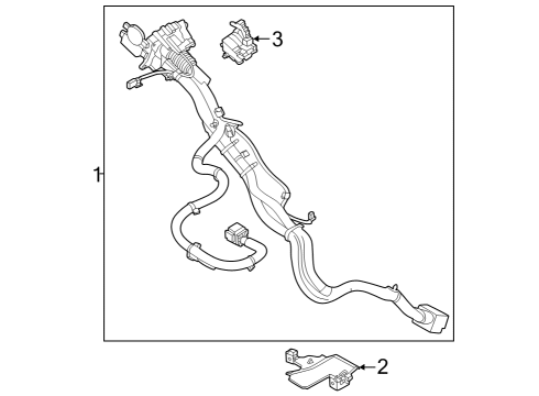 2023 Nissan ARIYA Electrical Components - Fender Diagram