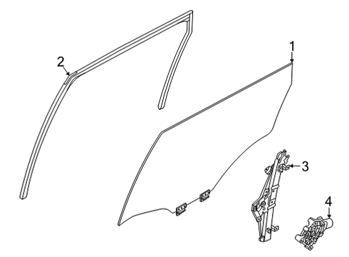 2021 Nissan Rogue Rear Door Diagram 2